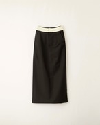 DU250507 layered design straight skirt【T sizeあり】【set up可】【残り僅か】