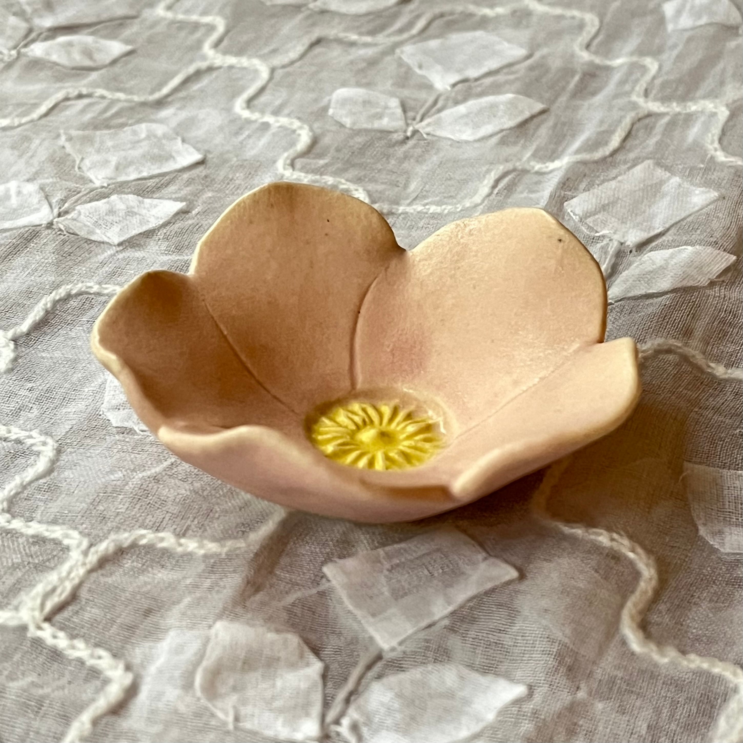 桐箱入】Flower 野の花々 花豆皿セット(幅7cm) | TSUNE;田中恒子の器