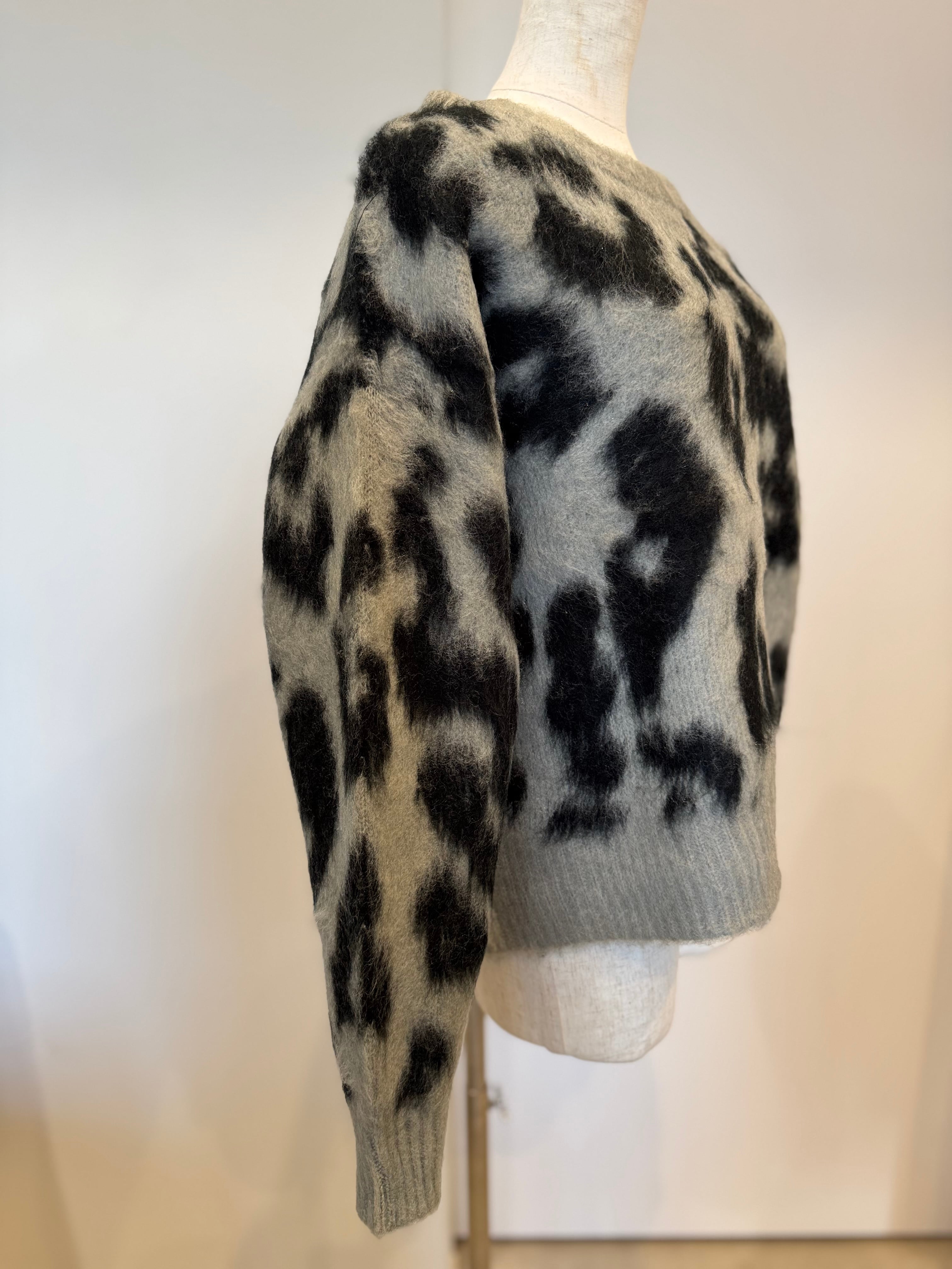 【SELECT】レオパード柄ニットプルオーバー