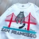 90s  Crazy shirt HAWAII 〝 San Francisco 〟INK print  Sweat shirt  Size　MEDIUM