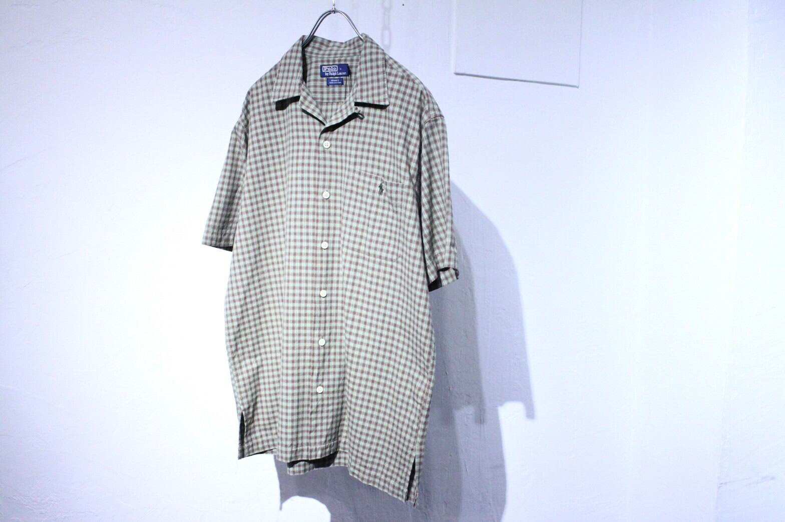 90s Ralph Lauren "ADAMS" Open Collar Shirt