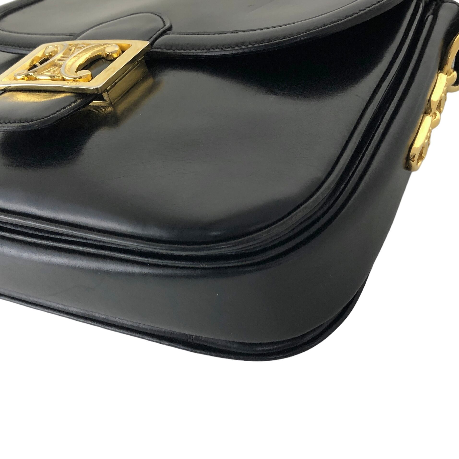 1980‘s vintage celine ヴィンテージセリーヌ トリオンフ CELINE セリーヌ トリオンフ ブラゾン レザー クロスボディ