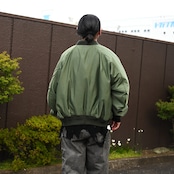 Leh(レー)GANKO別注×damage waffle L/S sweater コーディネート