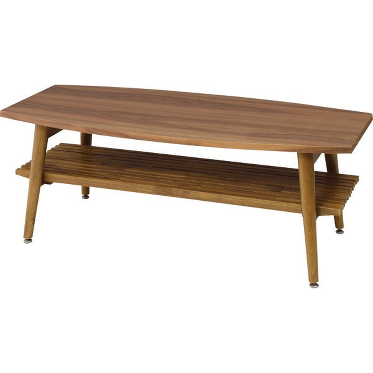 アポロ フォールディングテーブル 天然木 ラバーウッド 天然木化粧繊維板 ウォルナット ウレタン塗装