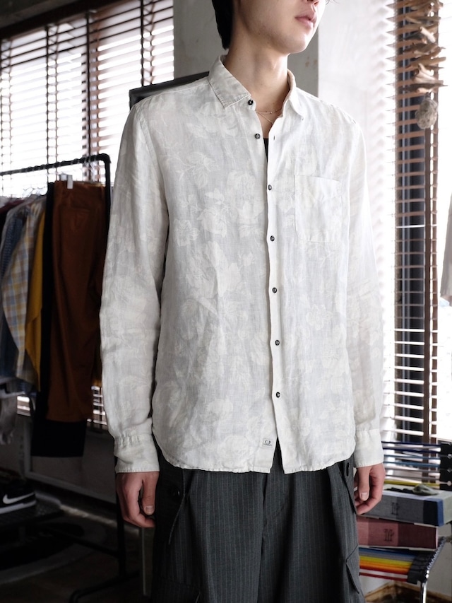 Used C.P COMPANY flower print linen shirts