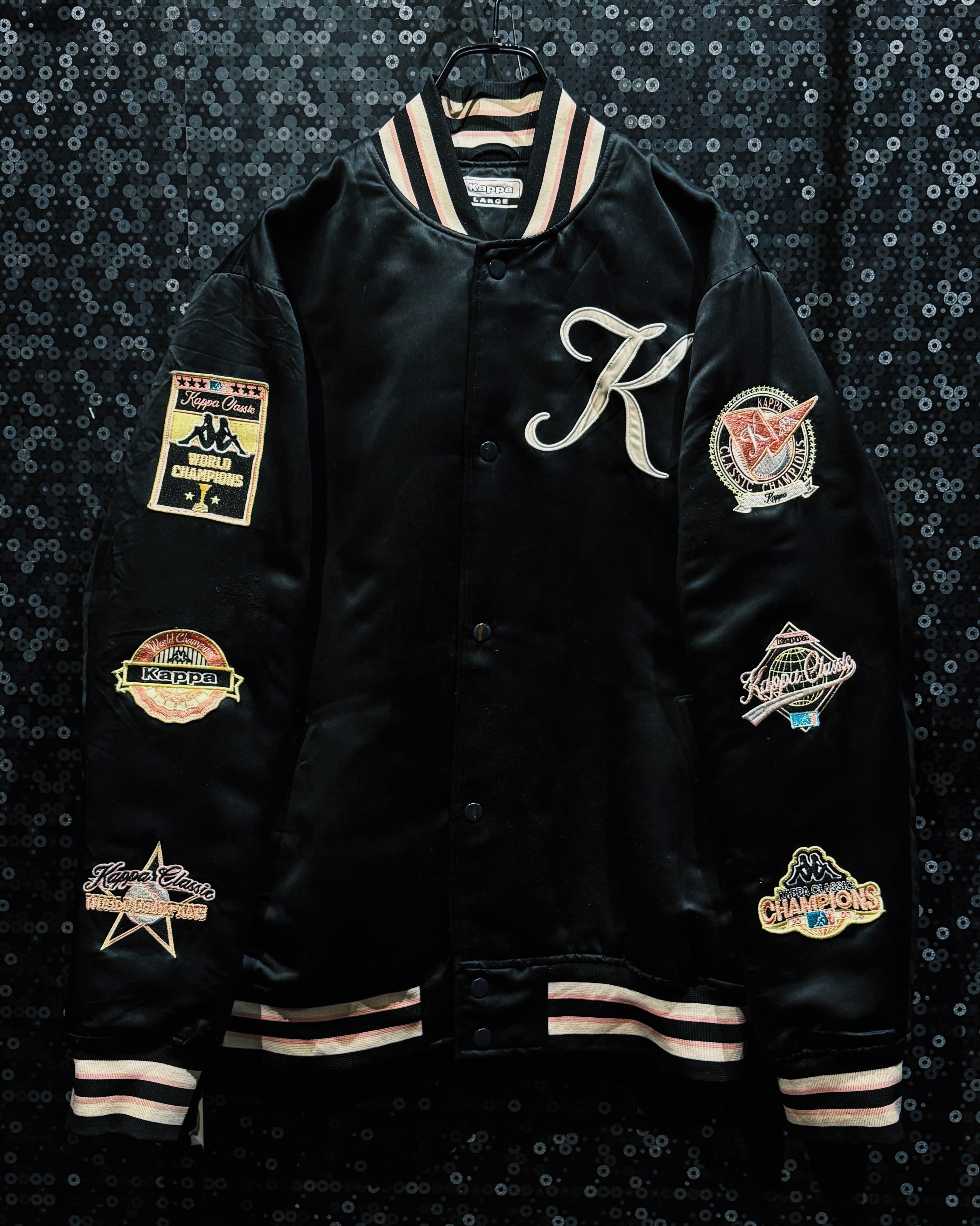 【ÆIEM】“Kappa Classic World Champions” Full Patch Stadium Jacket