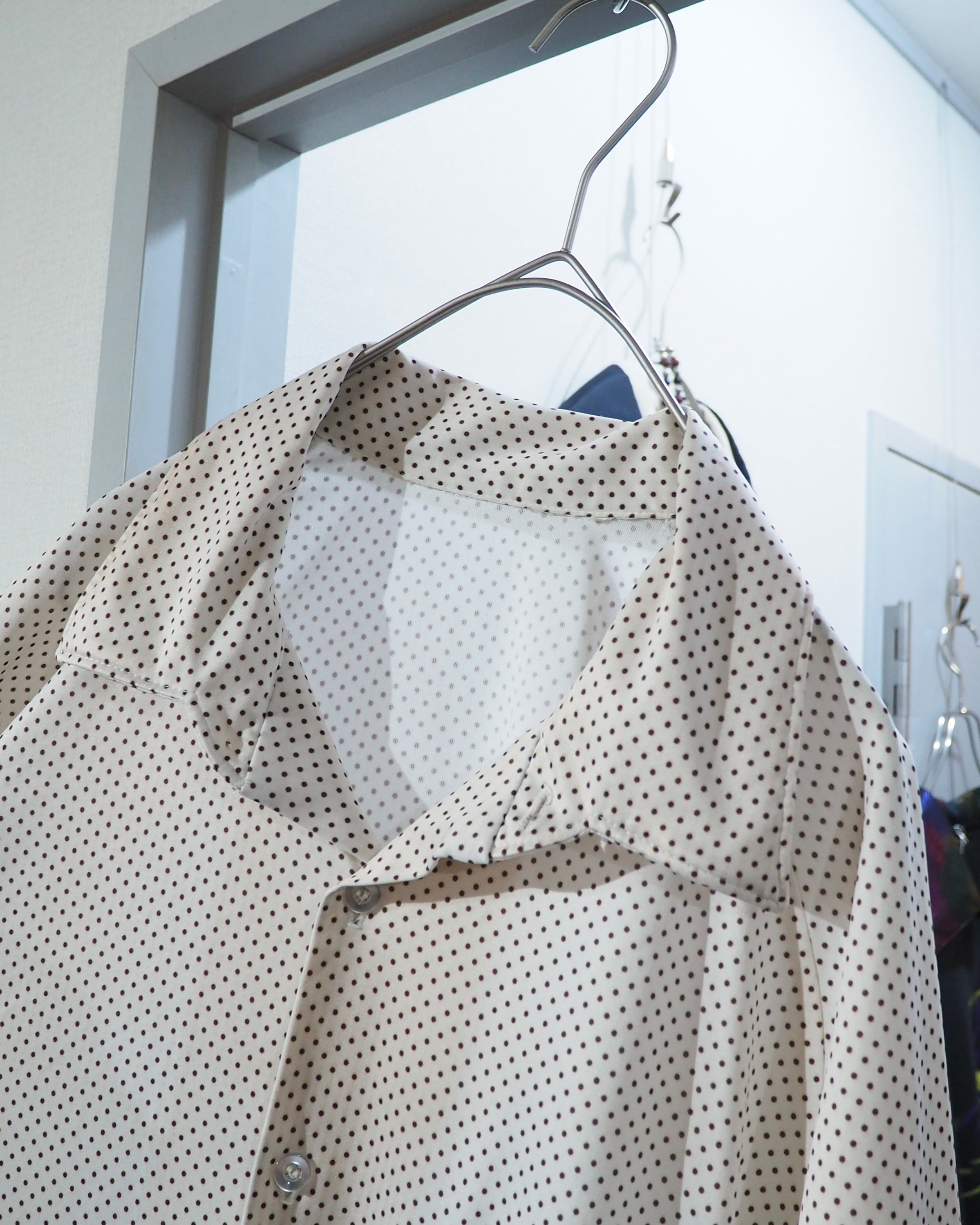 1980s White Dot × Unknown Embroidery vintage SS shirt