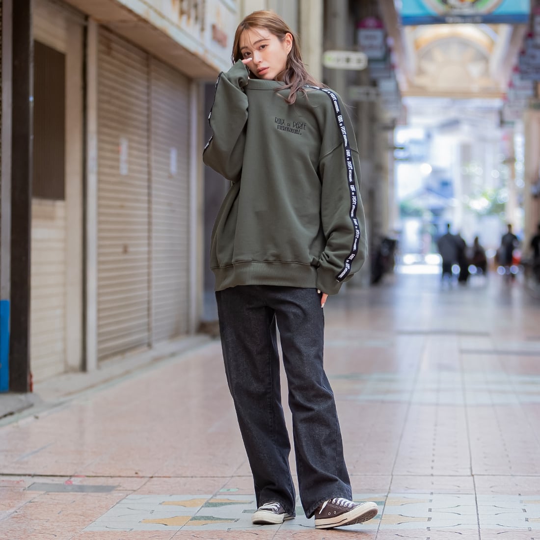 スリーブロゴトレーナー | ROUX DI PERFE INTERNAZIONALE ルゥ・ディ