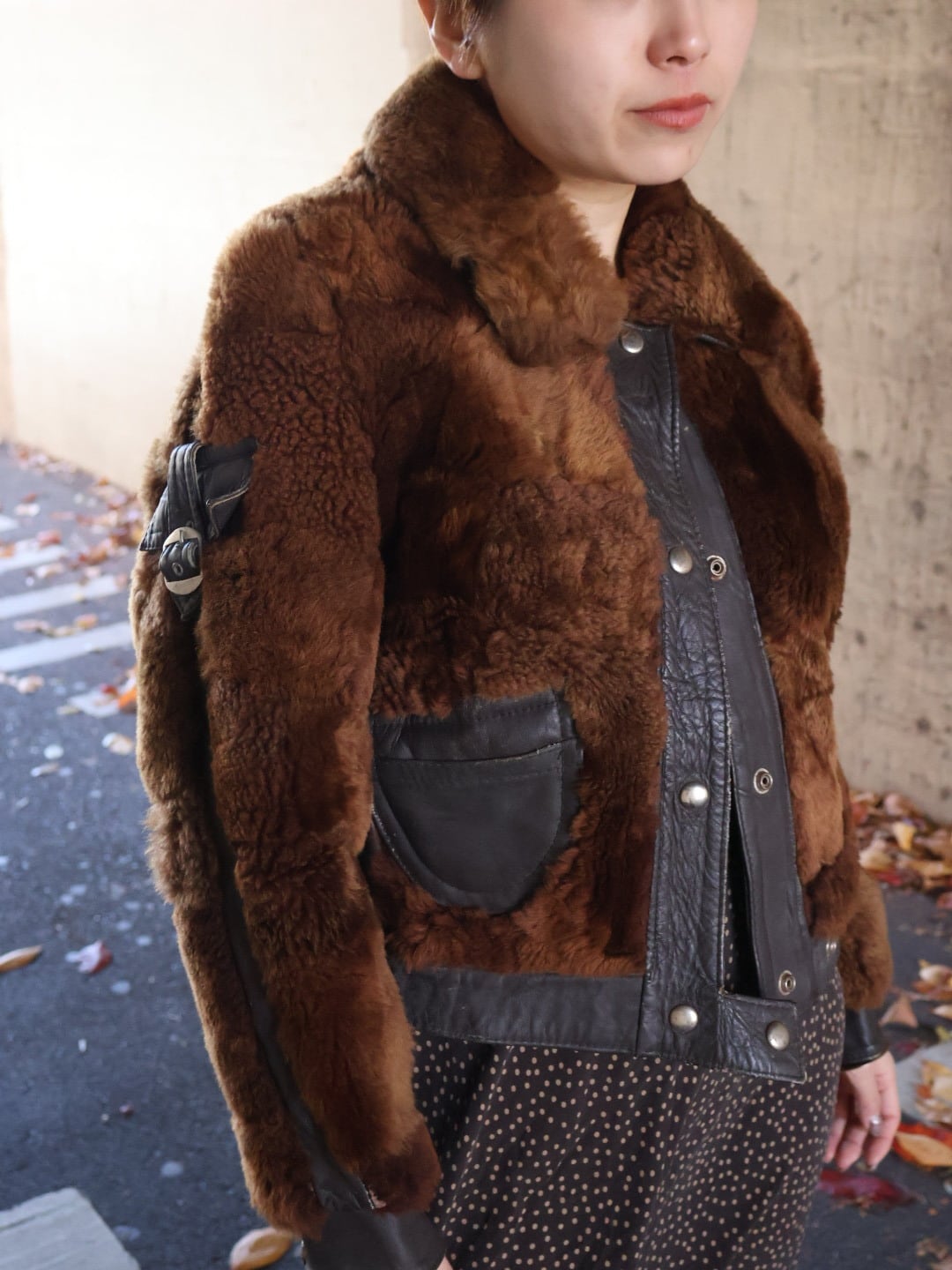 short length boa jacket【1916】