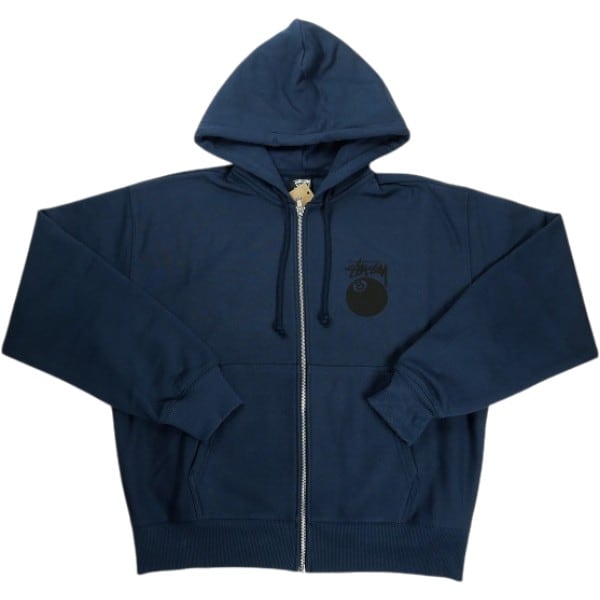 Size【M】 STUSSY ステューシー 26FW 8 BALL ZIP HOODIE Navy ジップ