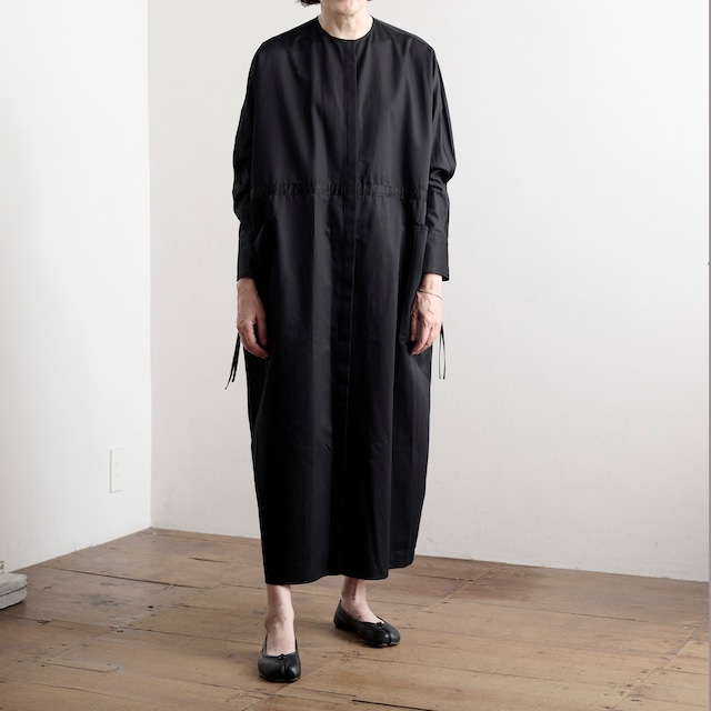 TENNE HANDCRAFTED MODERN テンハンドクラフテッドモダン  Waist String Dress  black