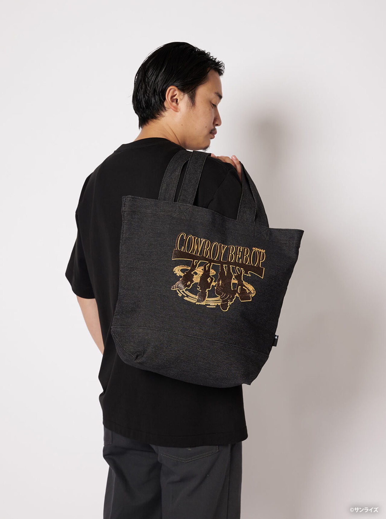「カウボーイビバップ」デニムトートバッグ