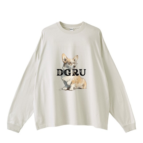 コーギー　ロングスリーブTシャツ