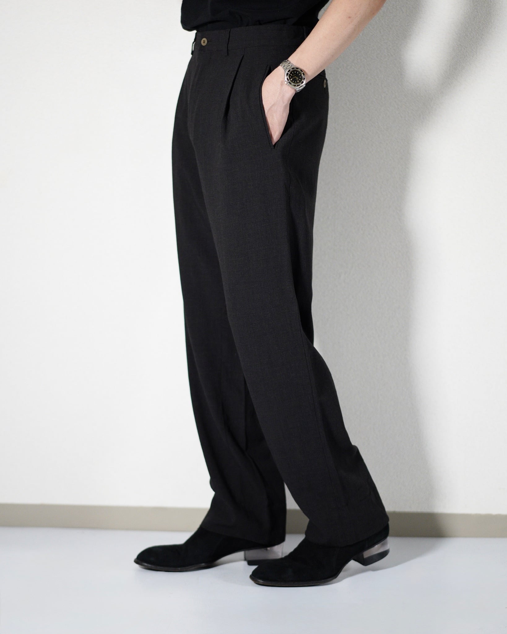 希少】90s Giorgio Armani ゴマ柄 スラックス 希少】90s Giorgio