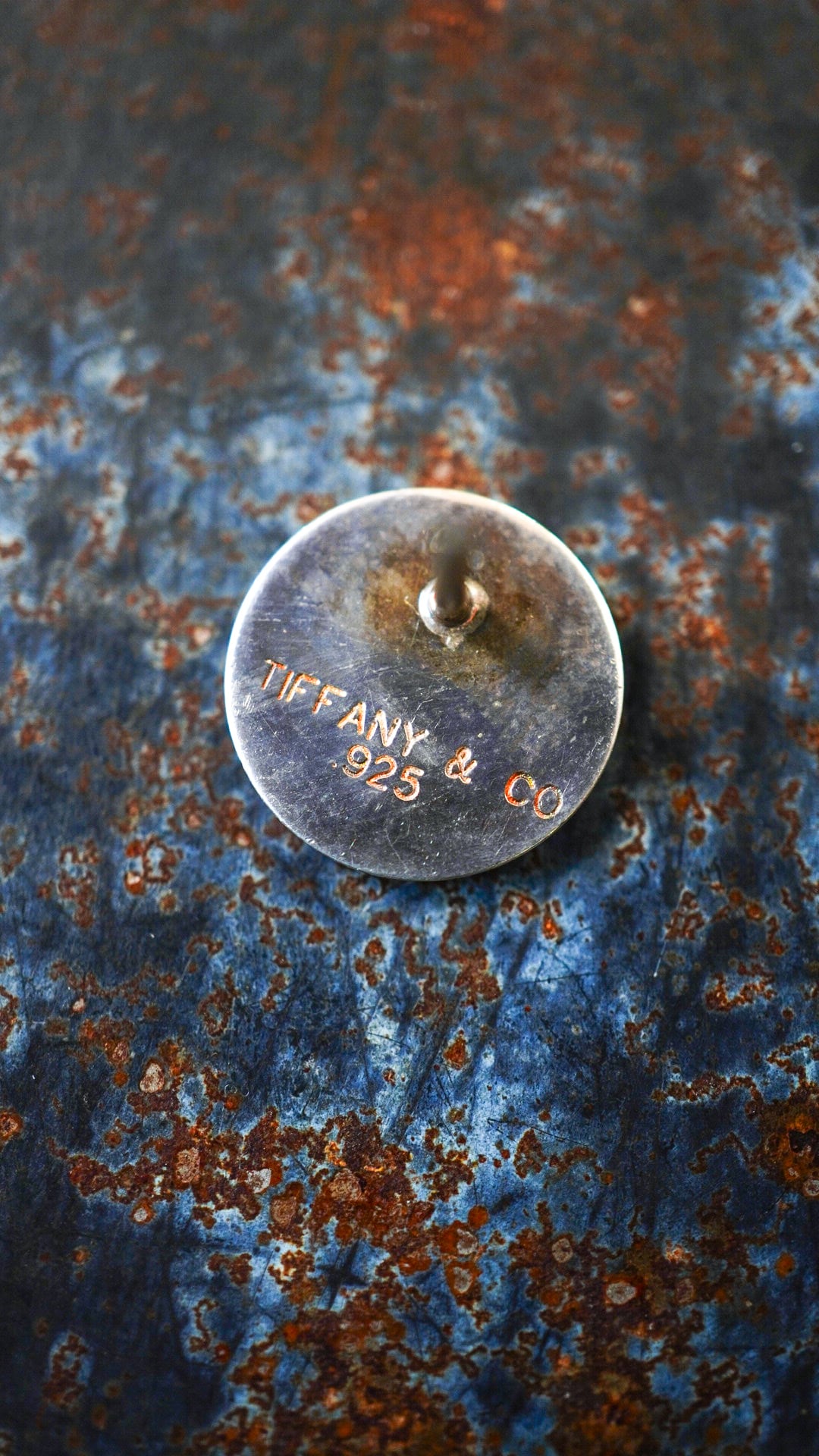 VINTAGE】TIFFANY&Co. ティファニー WE サークル型 ピンバッチ