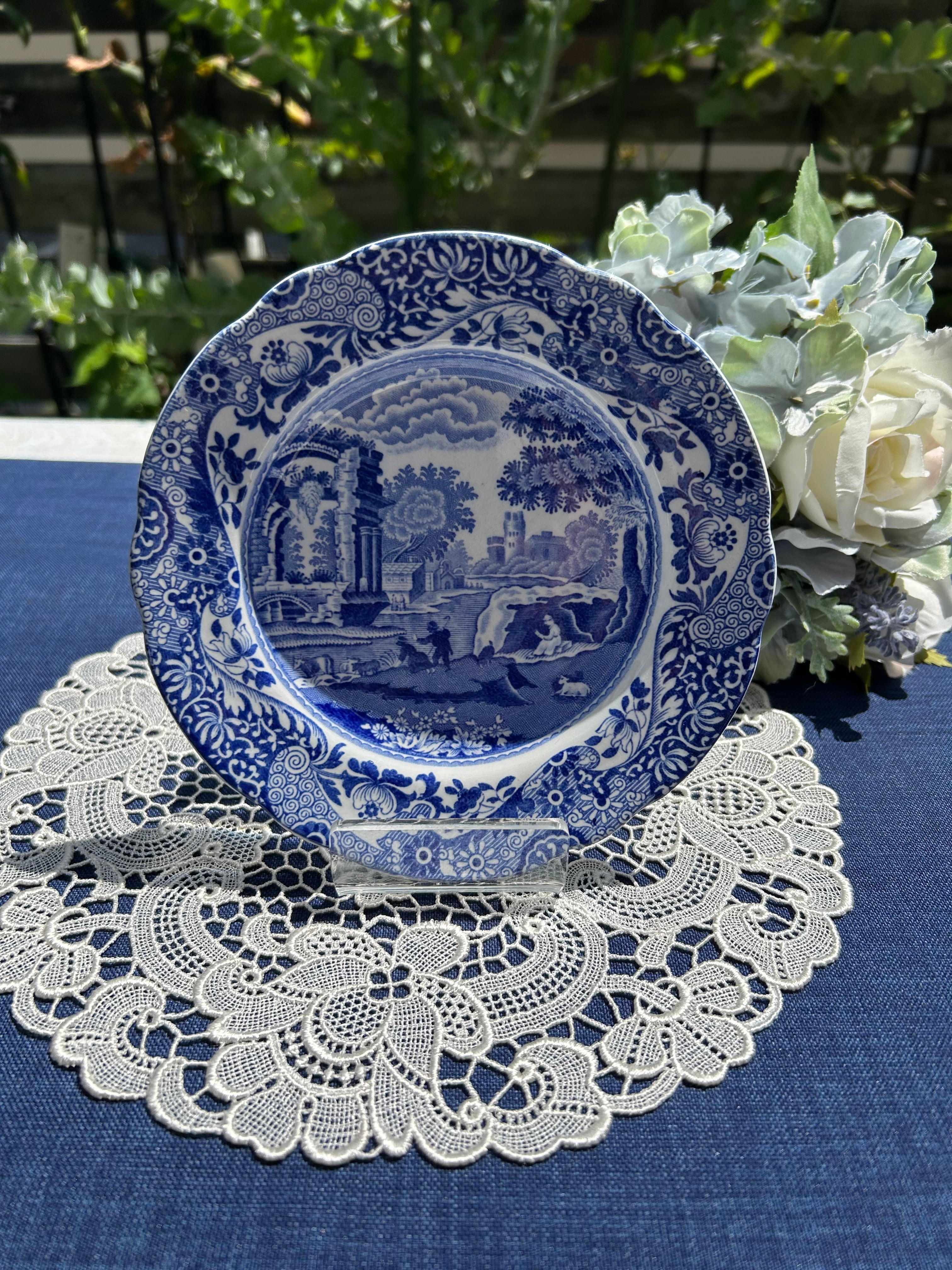 Spode社　Blue Italian デザートプレート（16cm）（コープランド期）