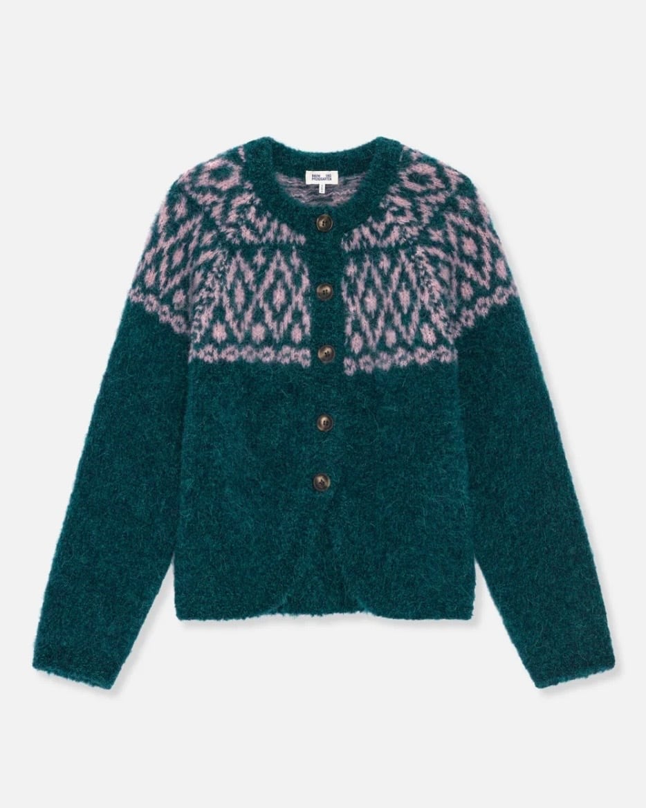 BAUM UND PFERDGARTEN/fair isle cardigan