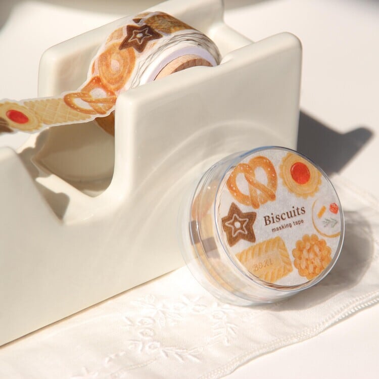 BOKI】マスキングテープ ダイカット Biscuits Die-cut Masking Tape