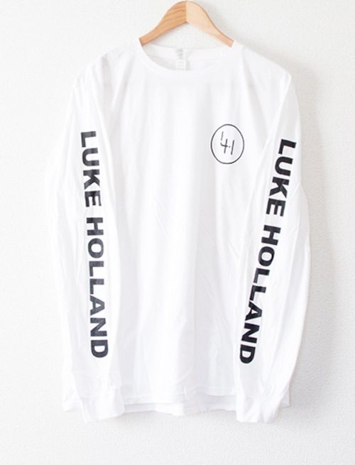 【LUKE HOLLAND】Logo Long Sleeve (White)