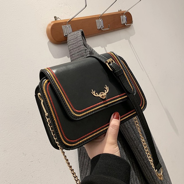 レディースウィンターチェーン 冬物 クロスボディ スクウェア Tiancai_Wing_Bag29250024370