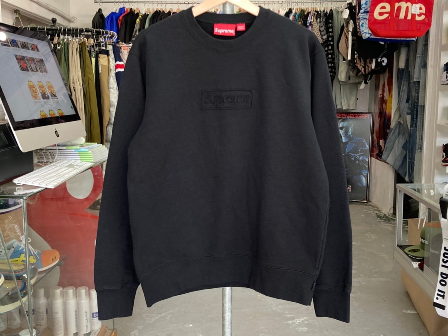 Supreme CUTOUT LOGO CREWNECK 20ss