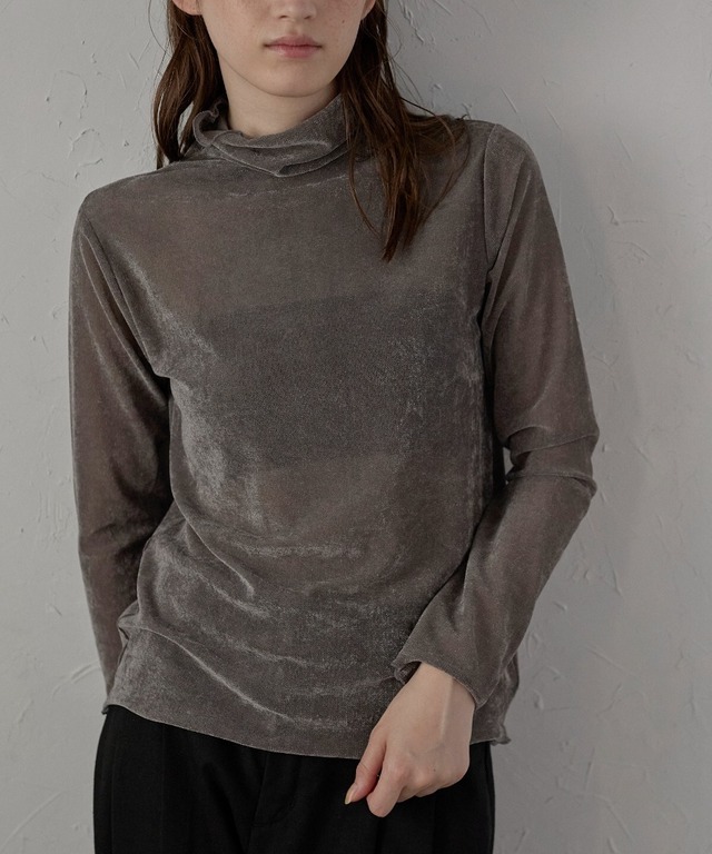 フロッキーメッシュプルオーバー【t-10159】.