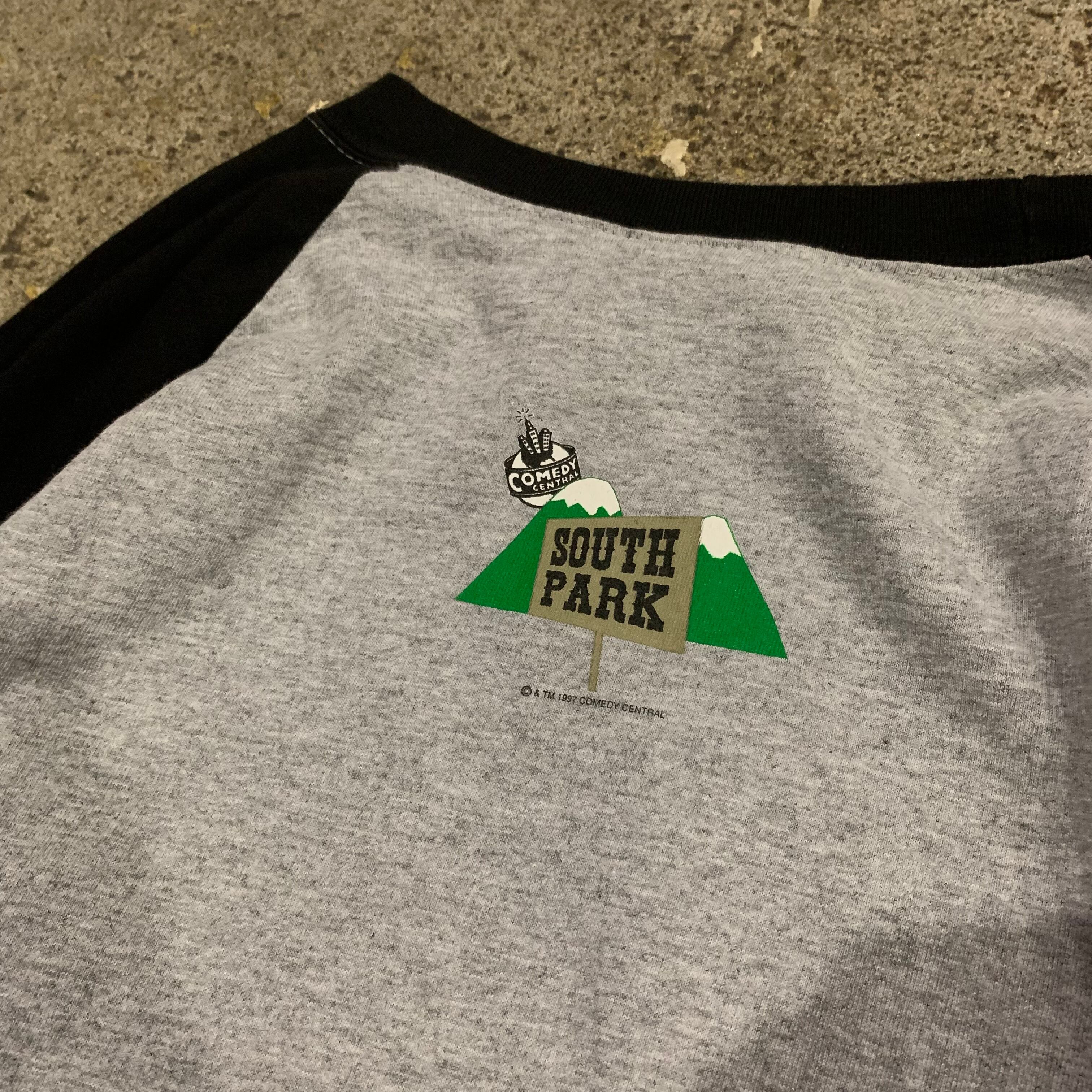 90s South Park raglan sleeve T-shirt | What'z up