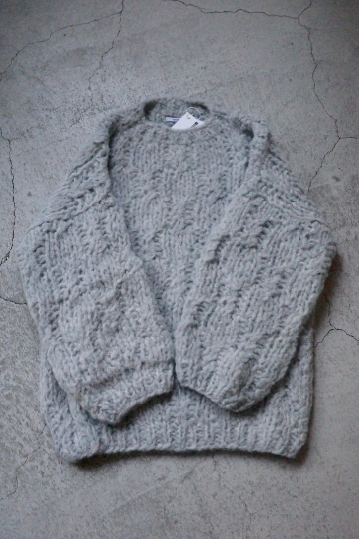 Maiami マイアミ / FLEECY ALPACA OVERSIZED CABLE P/O