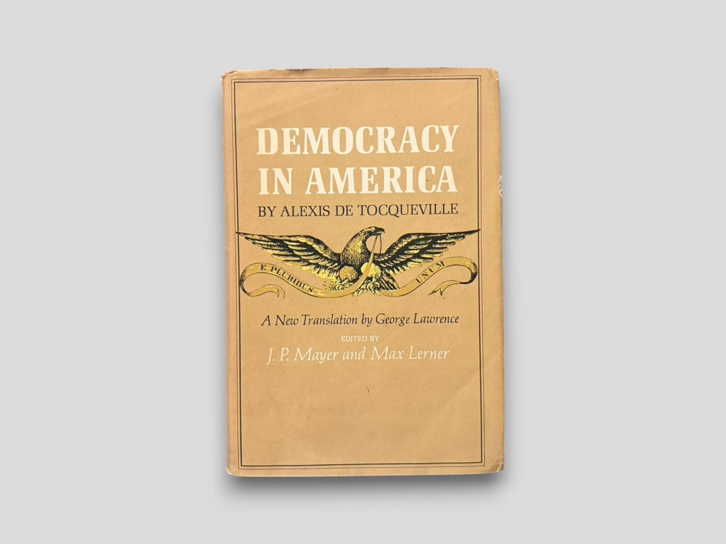 SFF105】【FIRST EDITION】Democracy in America(1966) /Alexis de