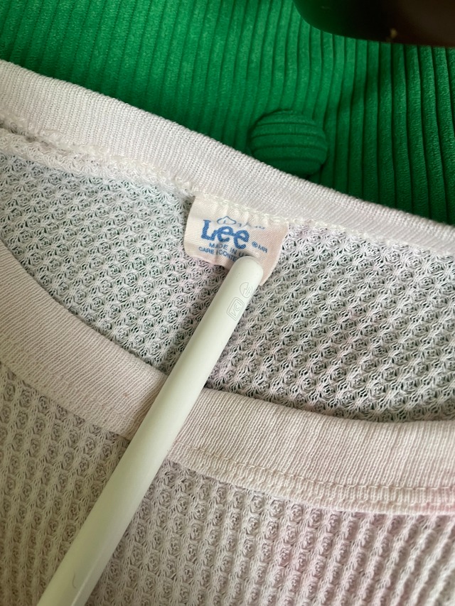 US 80s～Lee baby pink thermal