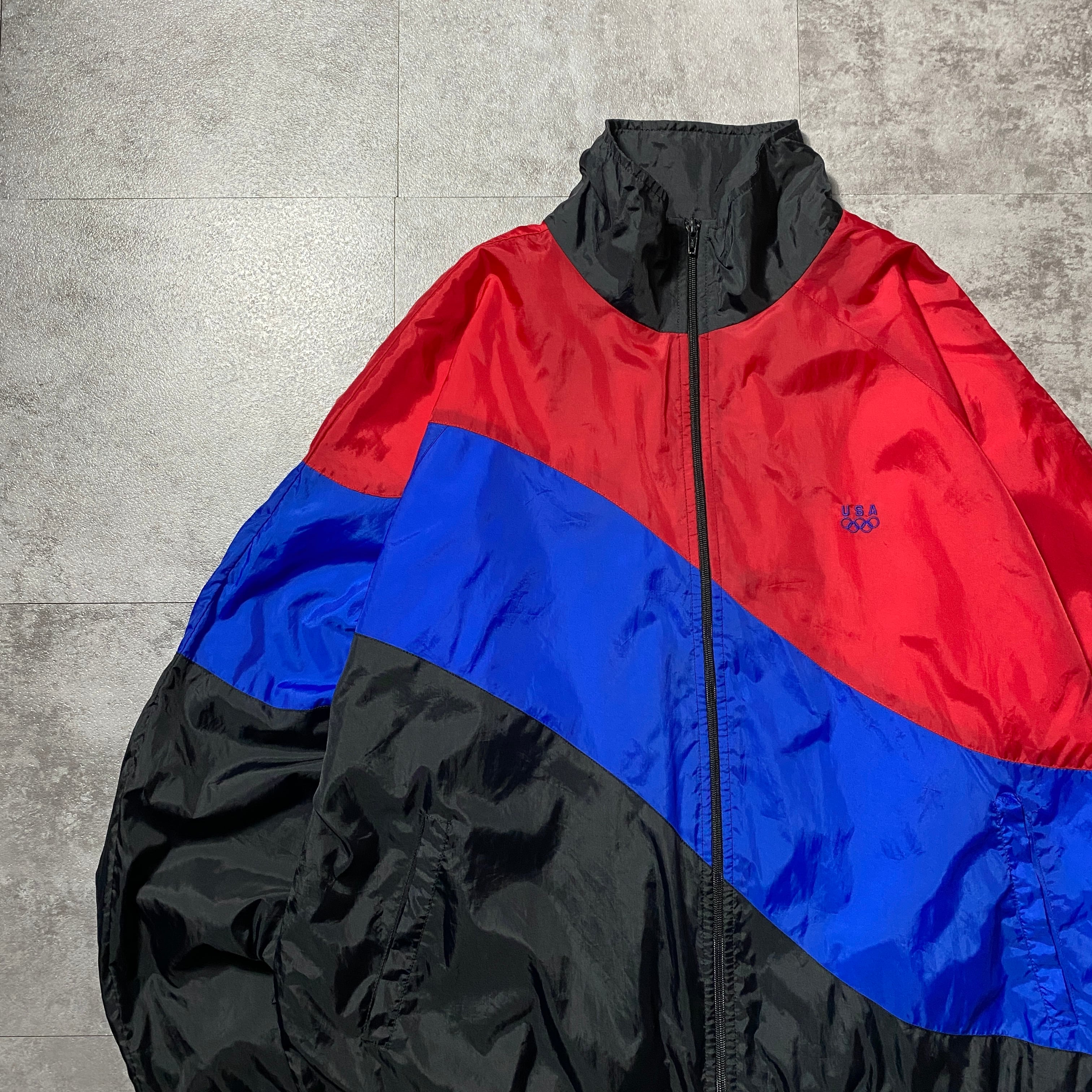 00s NIKE FIT DRY トラックジャケット XXL 黒×赤 テック 【公式通販】