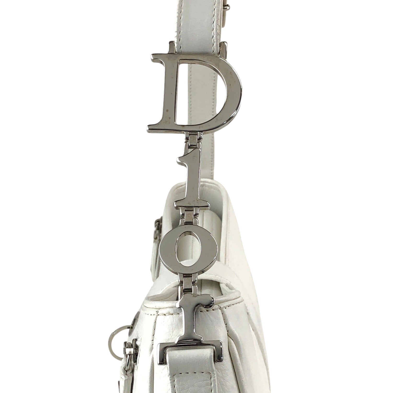 Christian Dior クリスチャン ディオール ショルダーバッグ ホワイト D