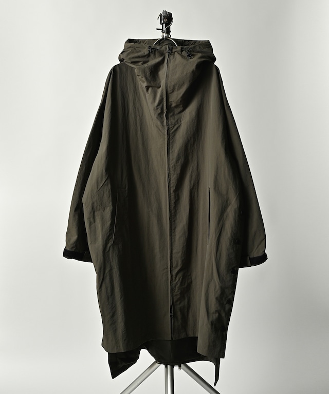 ADAM PATEK  looose hooded coat (KHA) AP2223015