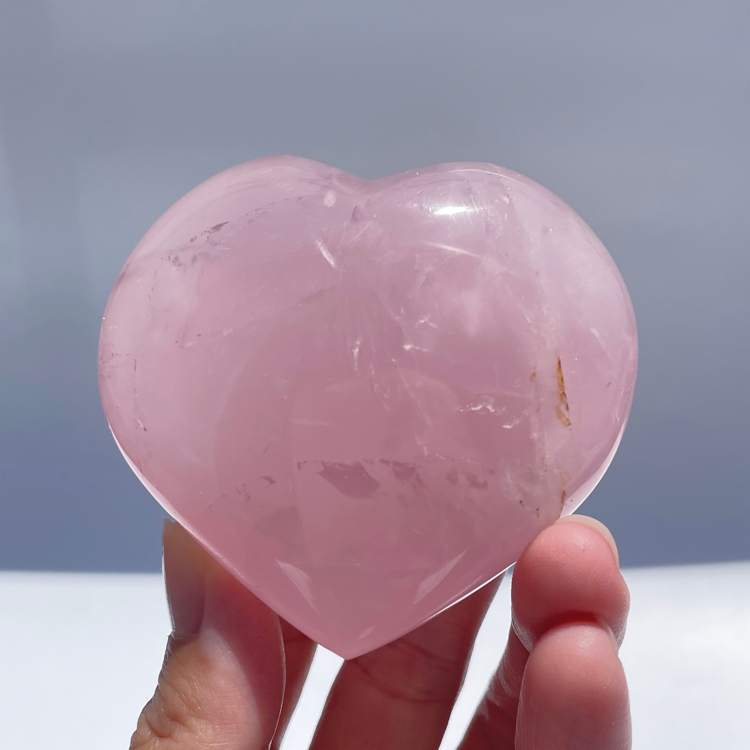 マダガスカル産ローズクォーツ ハート型85◇ Rose Quartz ◇天然石