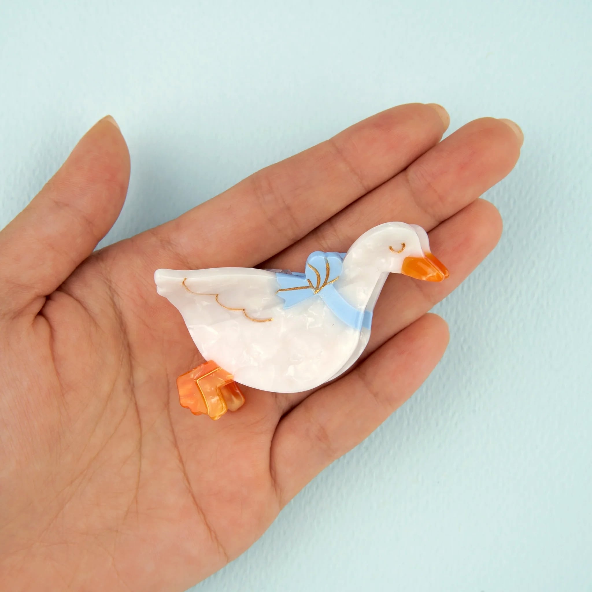 即納» Coucou Suzette Goose Mini Hair Claw ククシュゼット ヘア