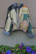 short vintage kantha jacket