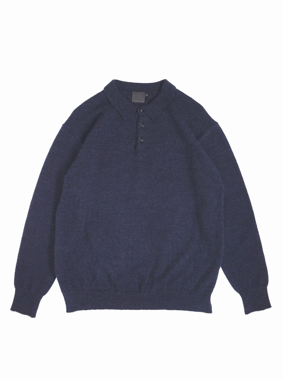 Alpaca Wool Smooth Knitted Polo