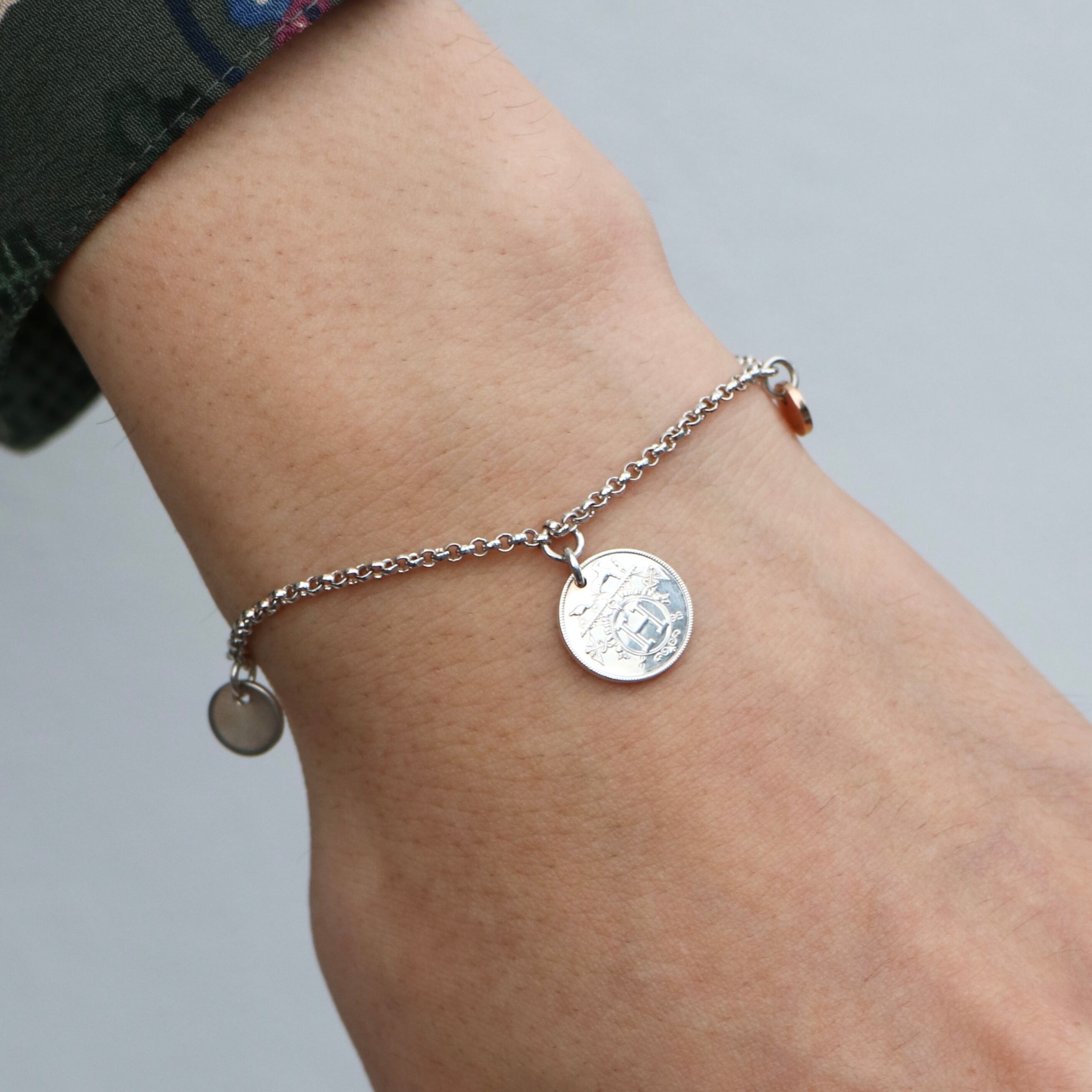 HERMES エルメス エクスリブリス PM ブレスレット 18金 シルバー925 | 2122 