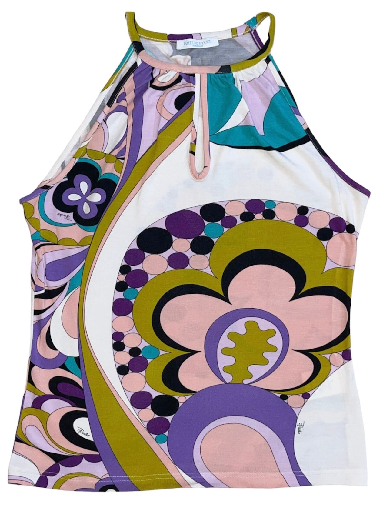 EMILIO PUCCI 総柄 ぐずっ vintage 大きいサイズ 個性的 ポンチョ