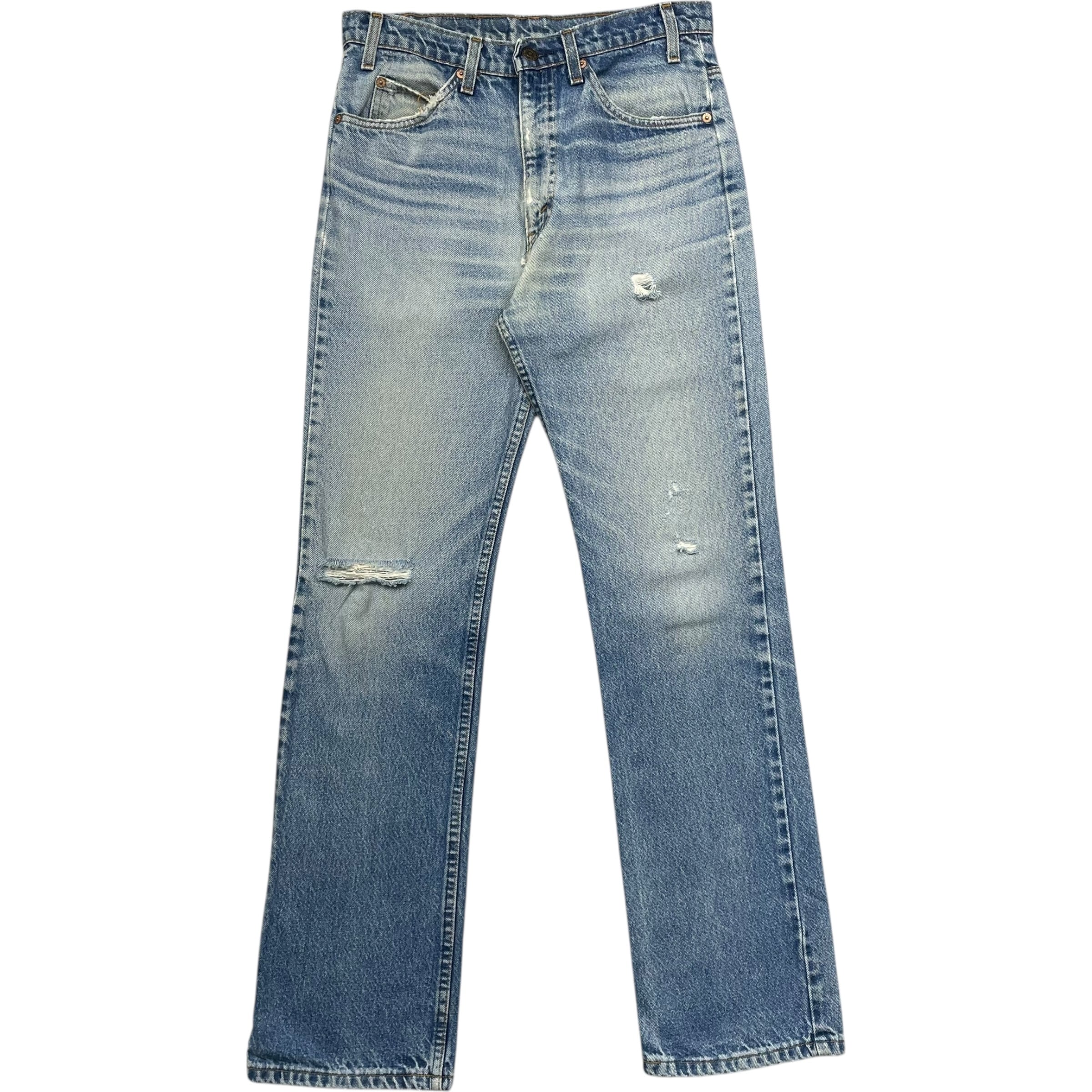 《実寸W31 L31》Levi's リーバイス 517 デニムパンツ 色落ち ダメージ 雰囲気 USA製 90年代 vintage no.7803