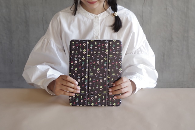 【送料無料♪】iPad case【flower】花柄iPadケース
