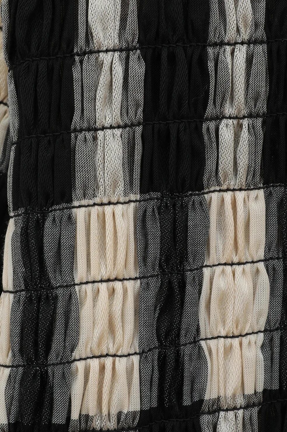 CLANE(クラネ) SHIRRING DESIGN BLOUSE MIX | サウスオレンジ｜メンズ