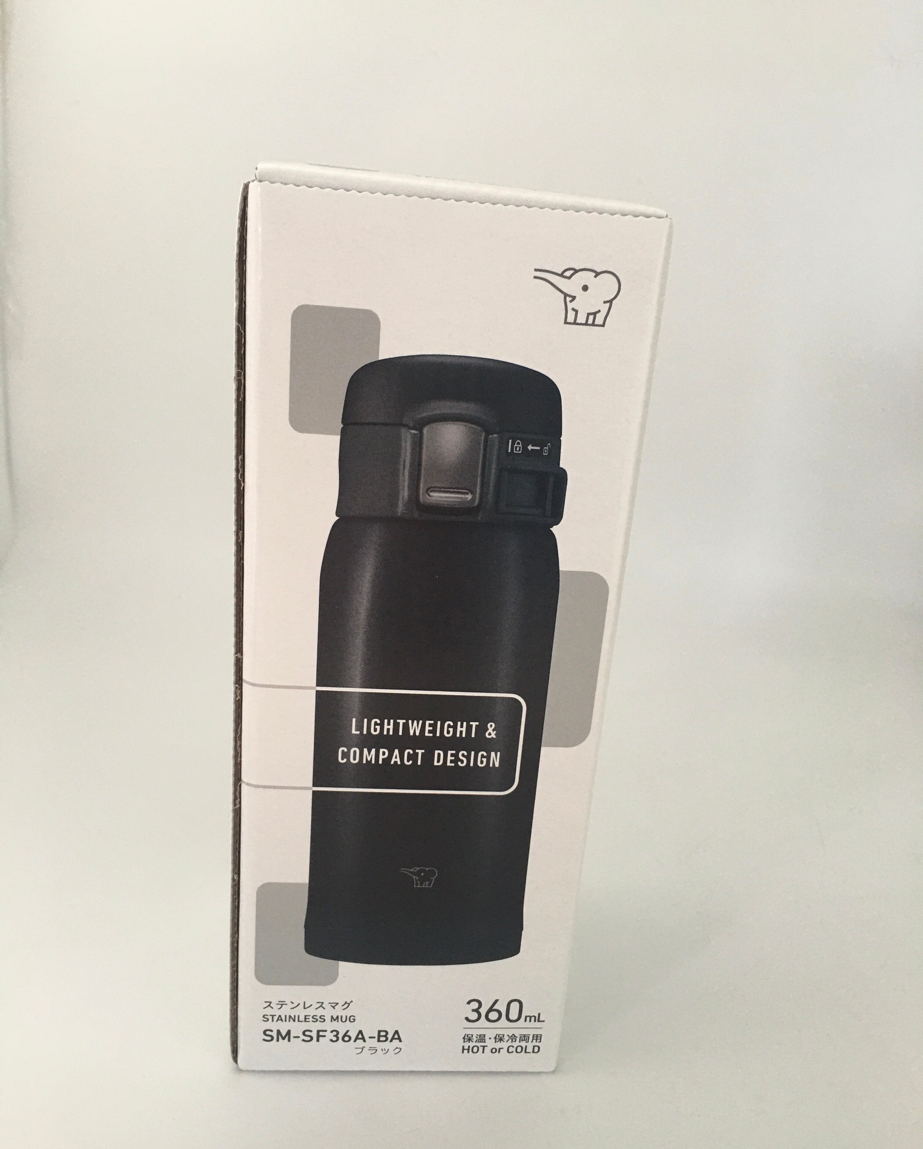 #350送料無料象印ステンレスマグ360ml ブラック×1 SM-SF36A-BA