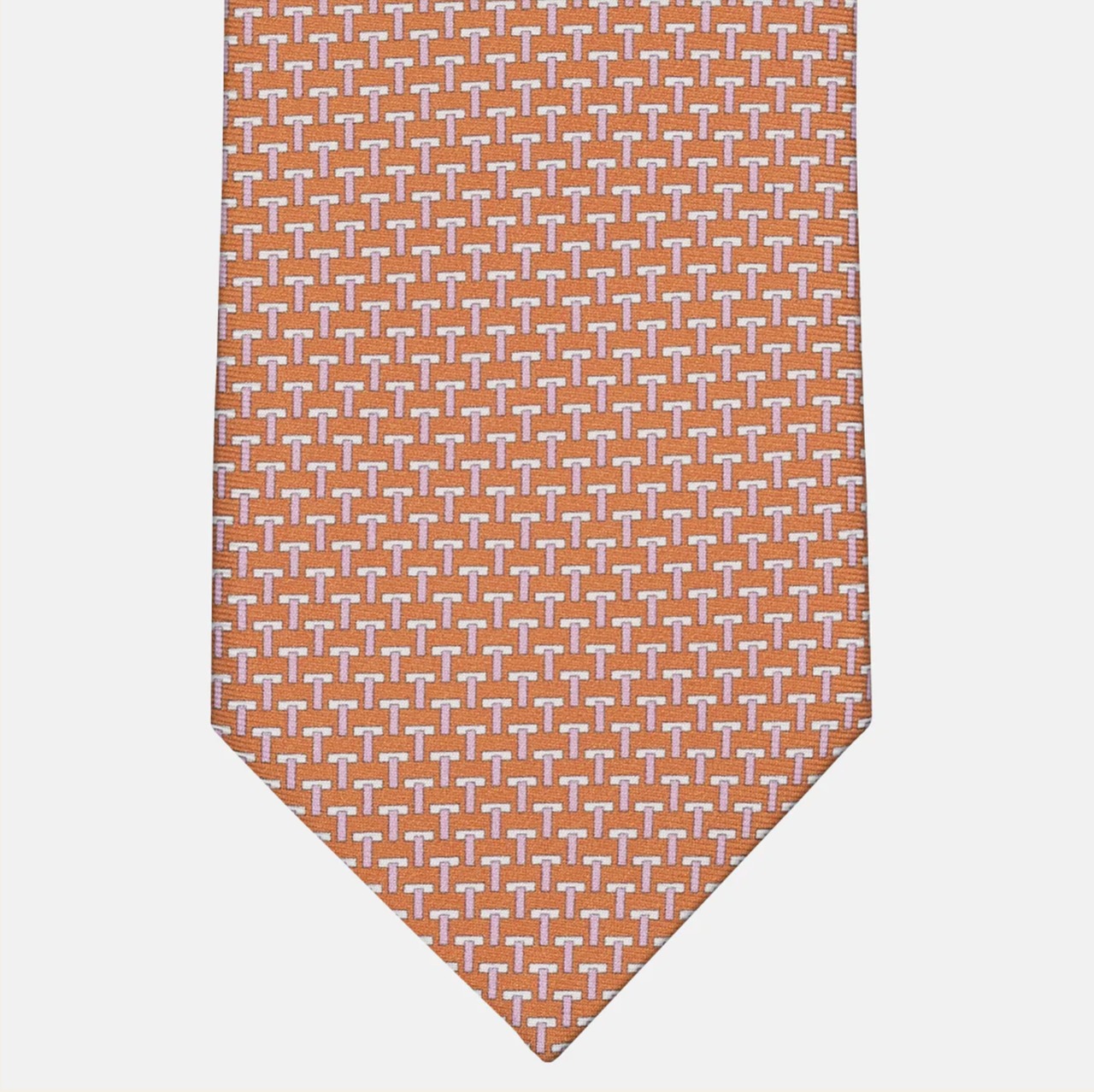 Talarico Cravatte  Iconic Tie in　Orange