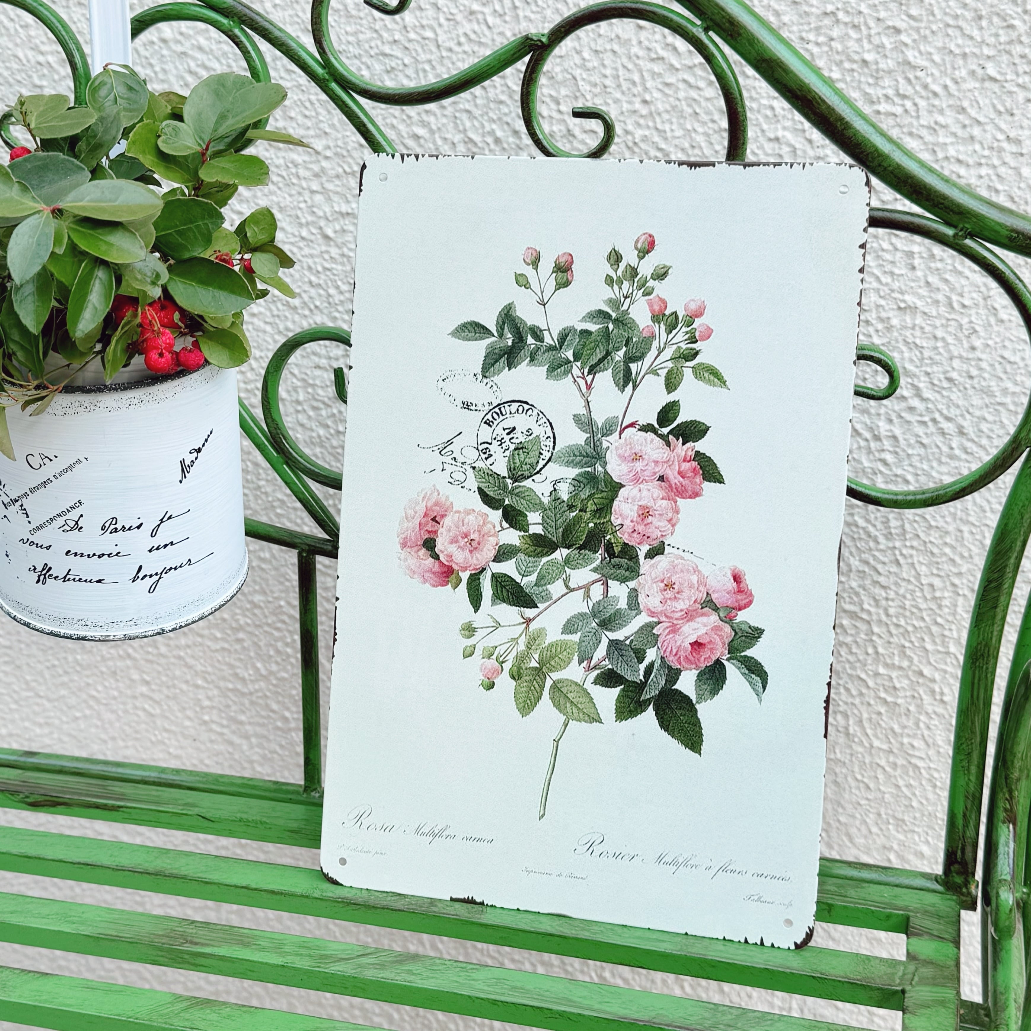 マニー ローズ柄 16cmスープパン 片手鍋 | pear cat 村の小さな雑貨屋さん