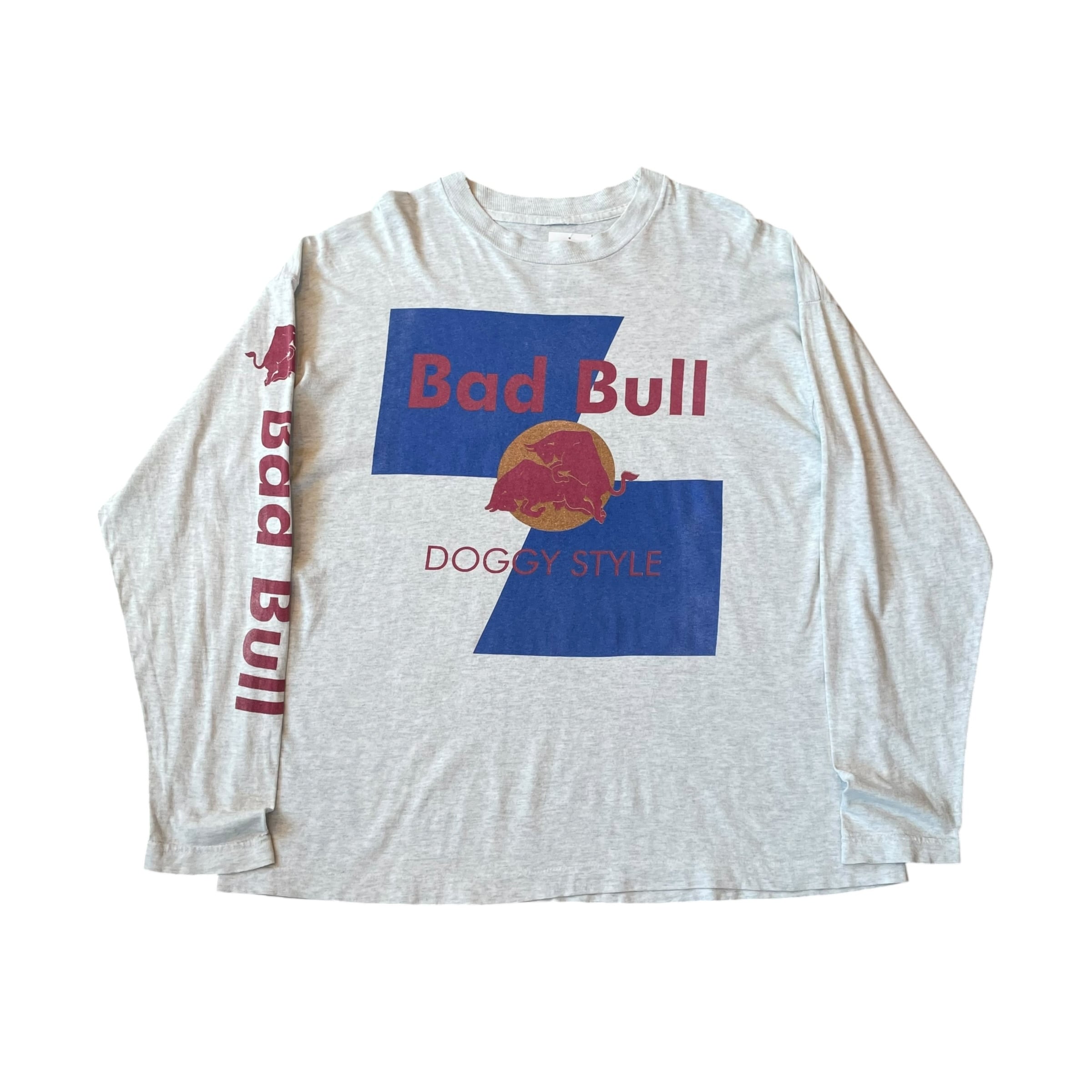 90s Red Bull parody "Bad Bull" L/S T-shirt
