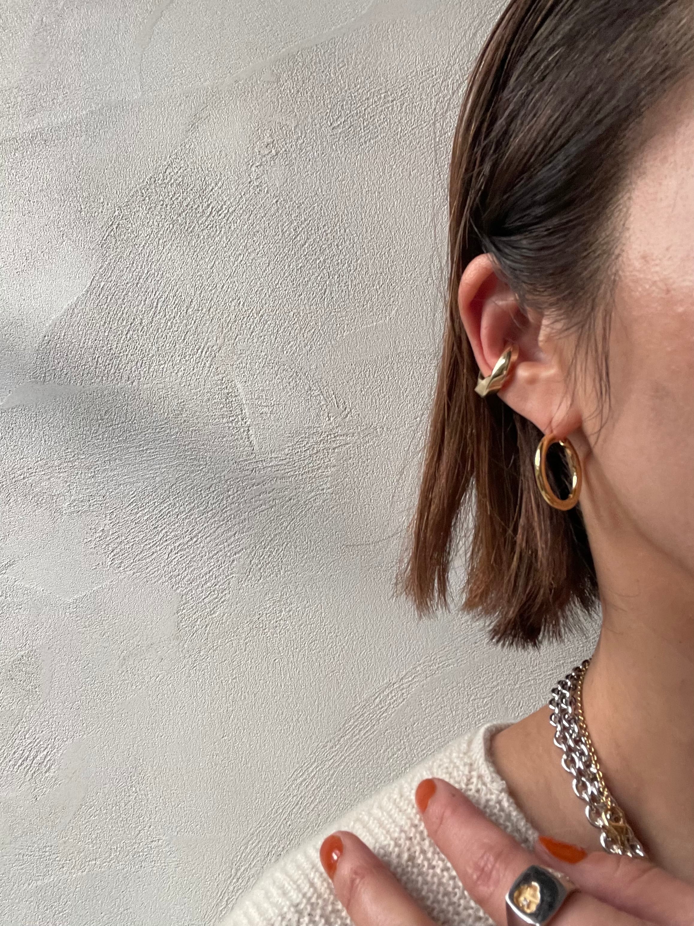 TOMWOOD / Classic Hoop Medium Earrings Gold. / ピアス | LA VILLA ROUGE