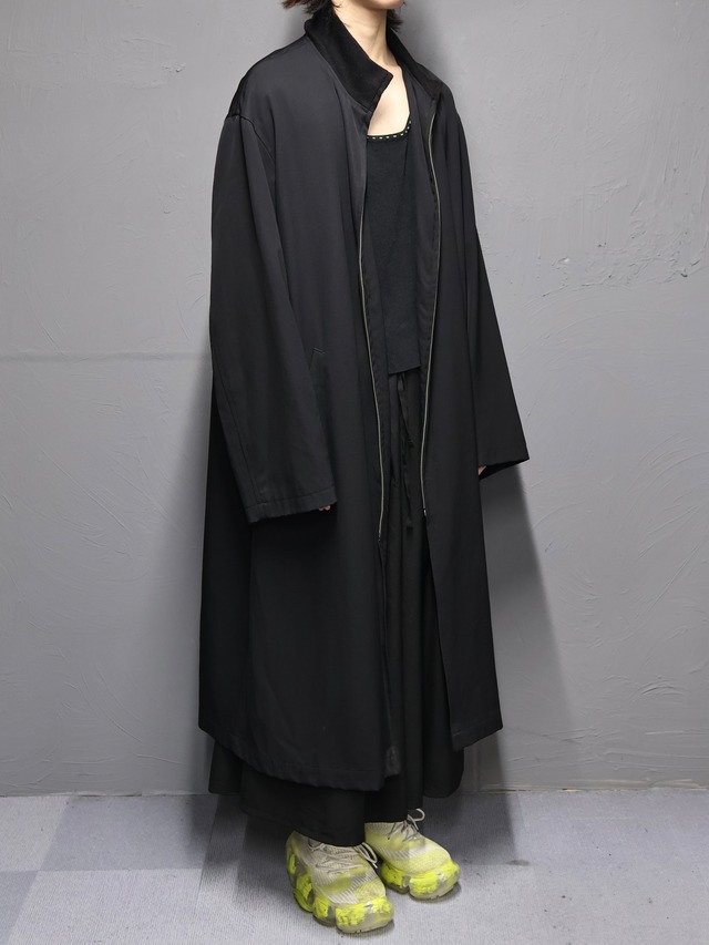 【Y's for men】zip design long coat