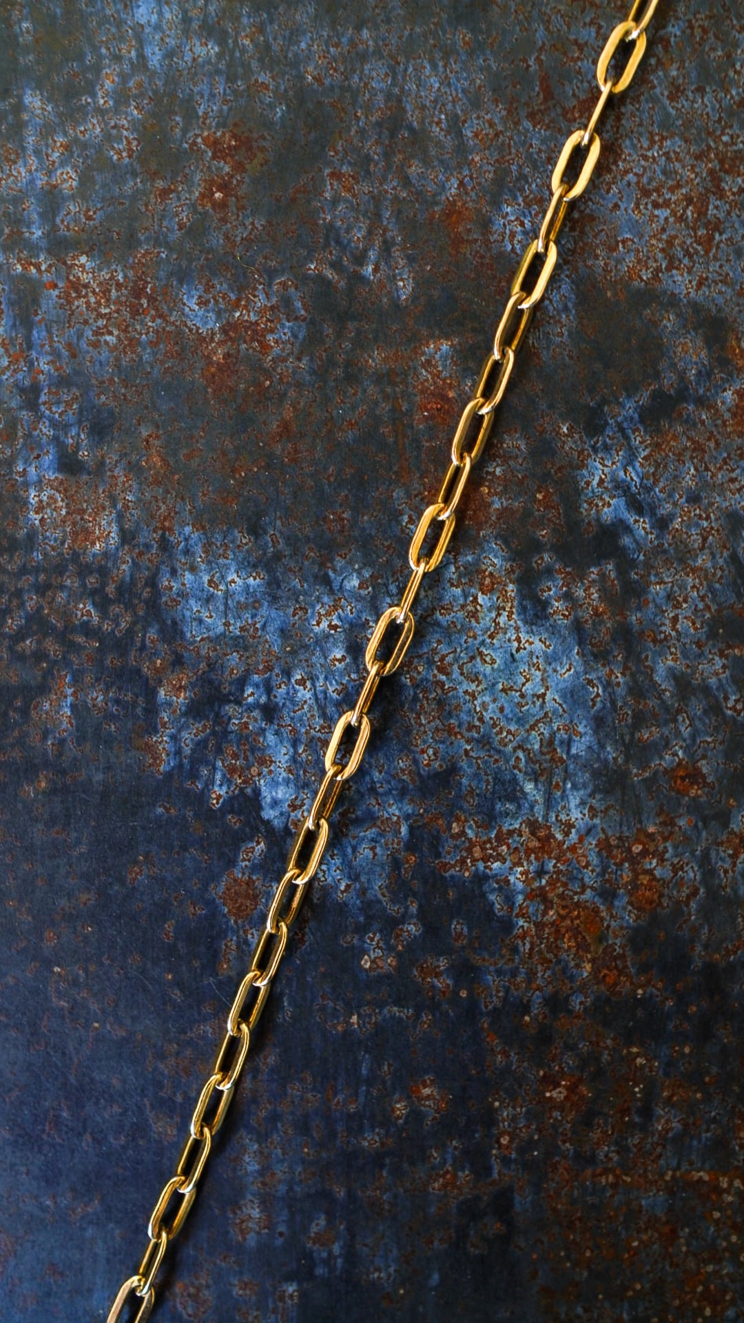 VINTAGE】U.K. VINTAGE 9ct イエロー ゴールド オーバル リンク