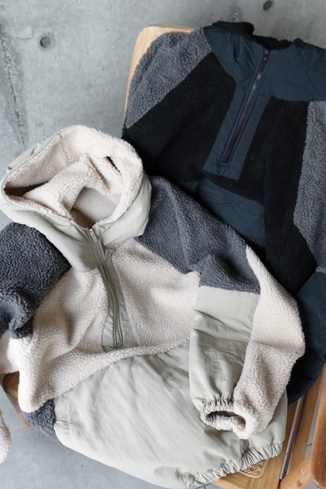 （select）ボアアノラックパーカー